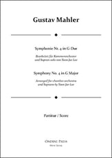 Symphony No. 4 in G Major P.O.D. Orchestra Scores/Parts sheet music cover